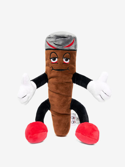 Blunt Man Plush Dog Toy