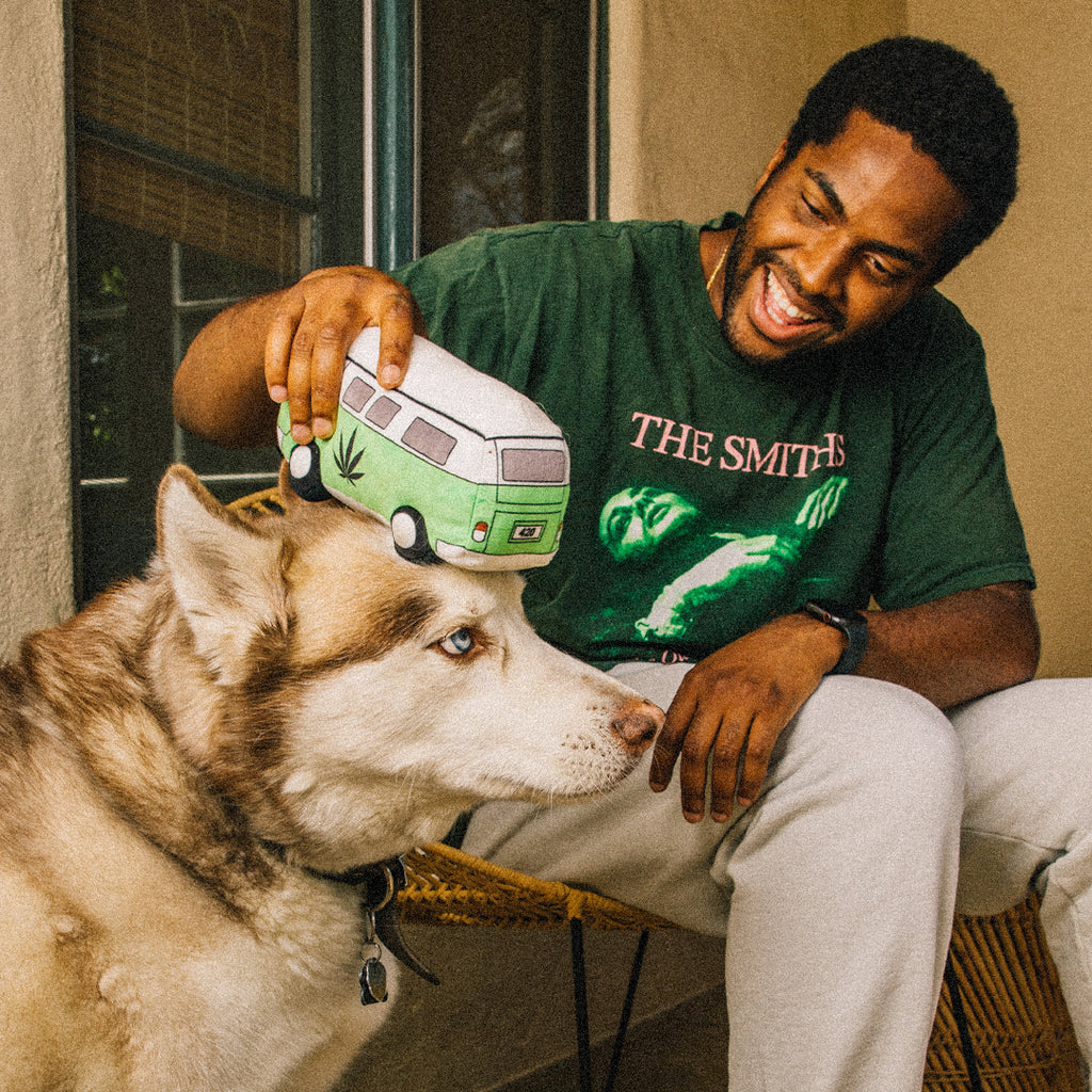 Slo-Mo Plush Dog Toy