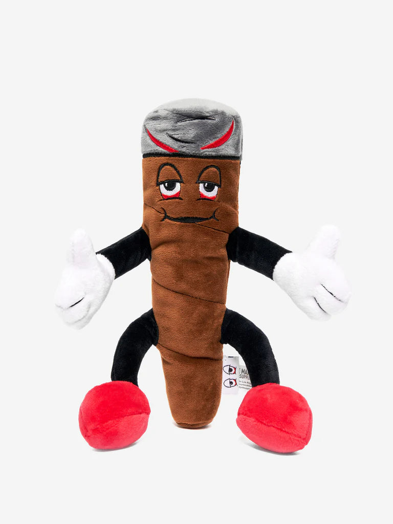 Blunt Man Plush Dog Toy