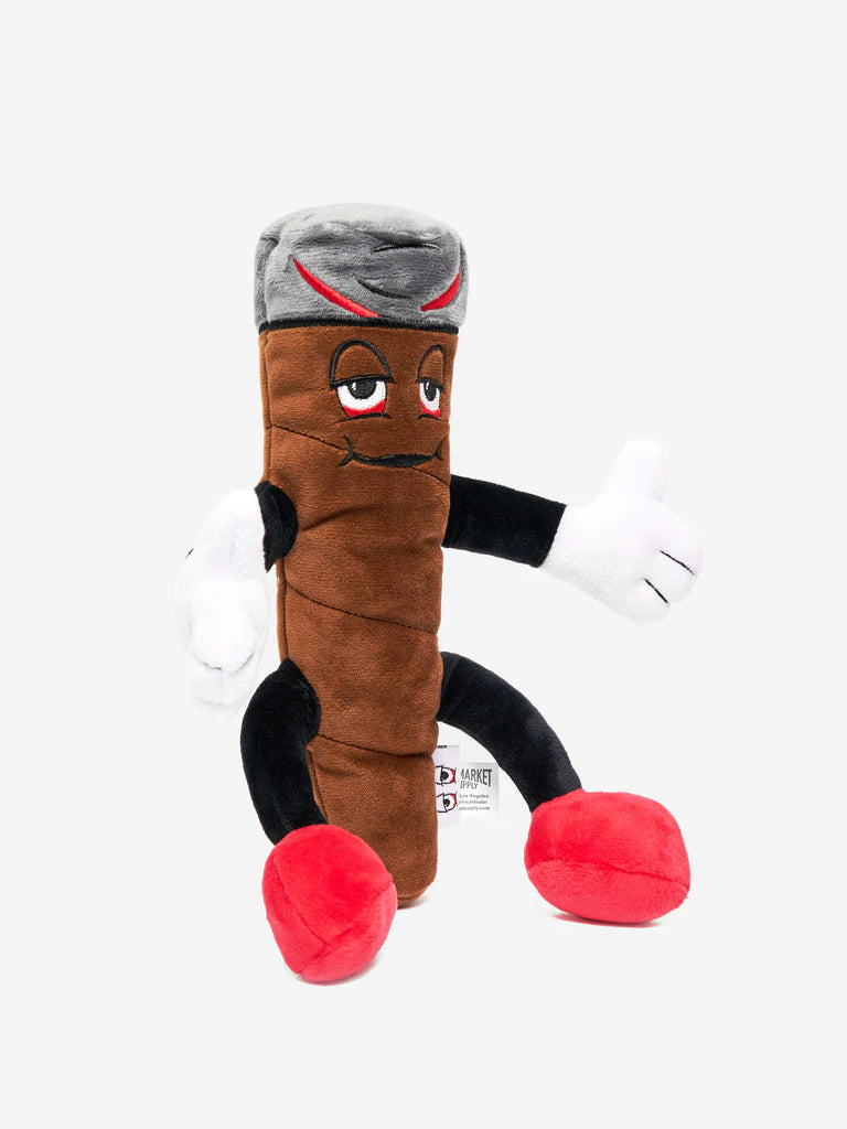Blunt Man Plush Dog Toy