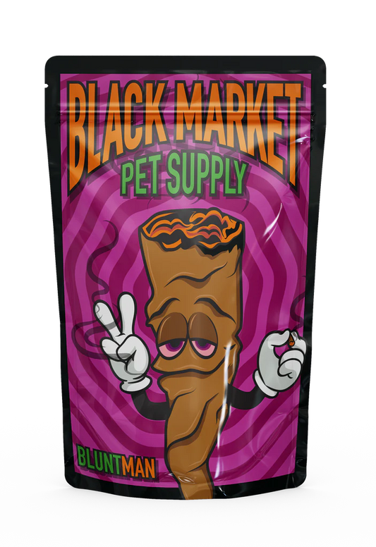 Blunt Man Plush Dog Toy